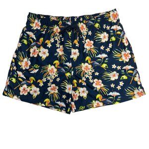 George Navy Tropical Toucan Swim Trunks (XL/40-42)